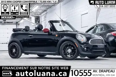 Auto Luana 2013 MINI Cooper Convertible PRENEZ UN RENDEZ-VOUS / BOOK AN APPOINTMENT (514) 327-5553 7...
