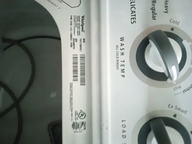 Whirlpool washer and dryer combo in Washers & Dryers in Mississauga / Peel Region - Image 3