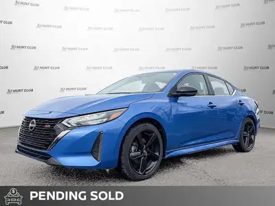 Elevate your daily drive in this striking blue 2024 Nissan Sentra SR, now with just 30563 kilometers...