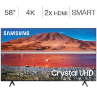 Samsung 58" Class TU700D 4K Crystal UHD HDR Smart TV