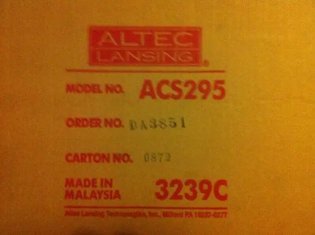 Harman Kardon HK195,Altec Lansing ACS295 ACS340, ACS495 speakers in Speakers in City of Toronto - Image 7