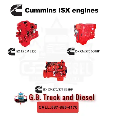 Cummins ISX Engine Fully Rebuilt Engines. Cummins Fully rebuilt ISX 15 CM 2250/2350 Engine. Cummins...