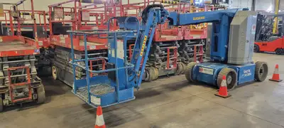 2012 Genei Z30-20NRJ Articulating Boom Lift 30' Feet Platform Height 36' Feet Working Height Electri...