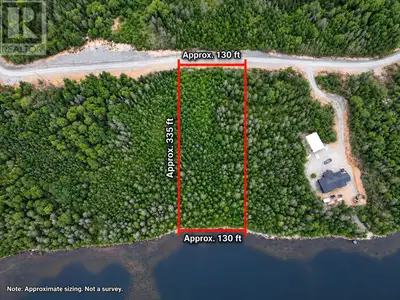 Build your dream cabin or recreational retreat on approximately 1 acre with direct water frontage on...