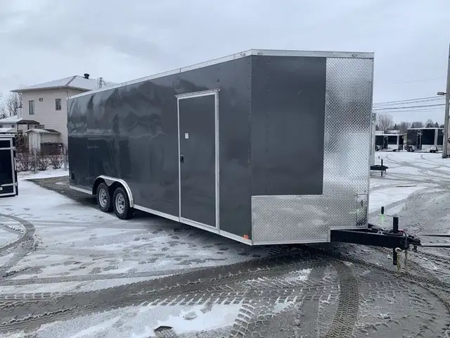 *EN INVENTAIRE* HYPER-HD 8.5X20 VNOSE 7.3 DE HAUT 2 X 5200LIVRES in Cargo & Utility Trailers in City of Montréal - Image 10