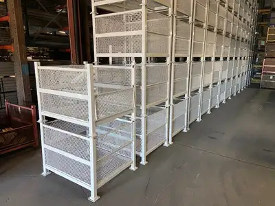 NEW BULK WAREHOUSE STACKING CONTAINER / BIN / BASKET / STACKING RACK / PARTS CONTAINER / TOTE / SHIP...
