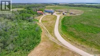 This 1,627 sq. ft. custom-built two-storey home is situated on a beautiful acreage near Borden. Just...