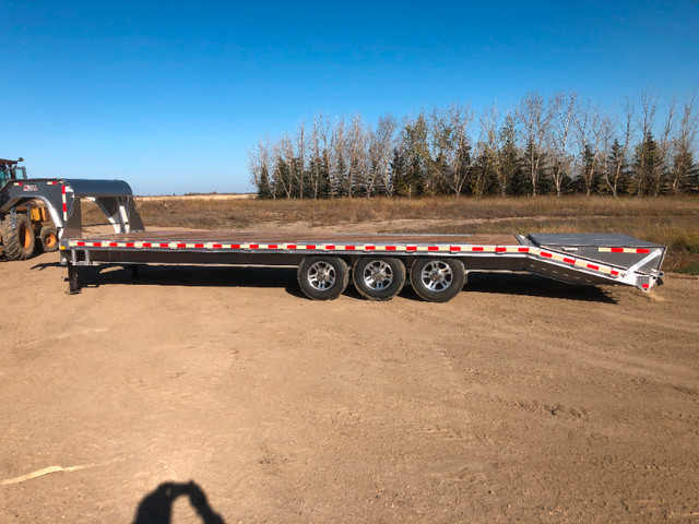 2024 Aluminum 25' Gooseneck Deckover 21k GVW,  LOWEST PRICE!! in Cargo & Utility Trailers in Edmonton - Image 3