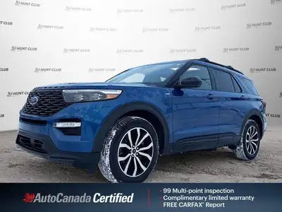 Command attention and conquer every journey in this remarkable 2022 Ford Explorer ST-Line. Powered b...