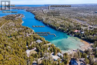 Welcome home to 132 Big Tub Road in the scenic Harbour town of Tobermory. If you have been searching...