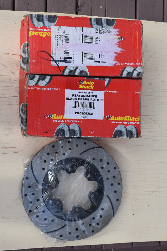 BRAKE ROTORS, NEW PERFORMANCE DRILLED AND SLOTTED in Vehicle Parts, Tires & Accessories in Cape Breton
