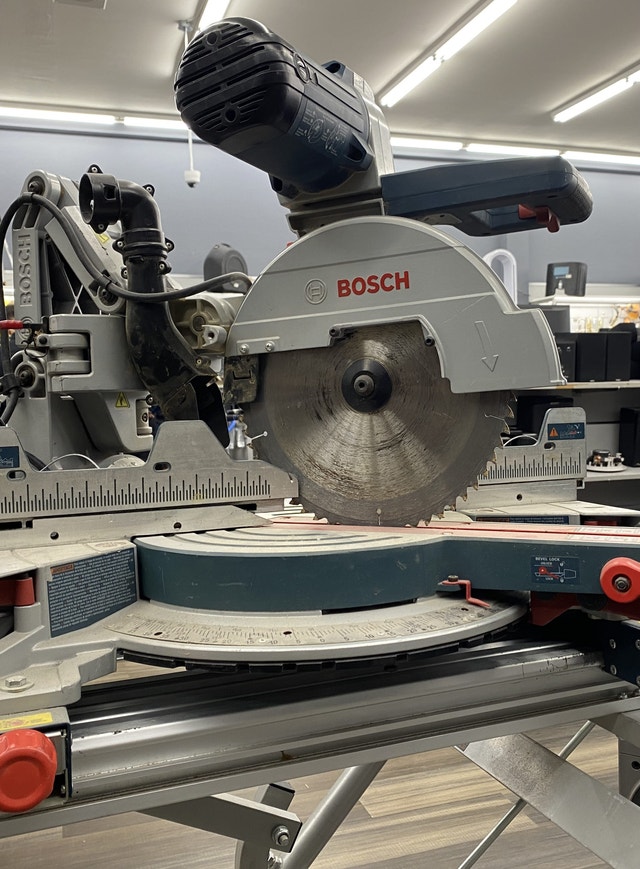 Bosch GCM12SD 12" DualBevel Glide Miter Saw Power Tools City of