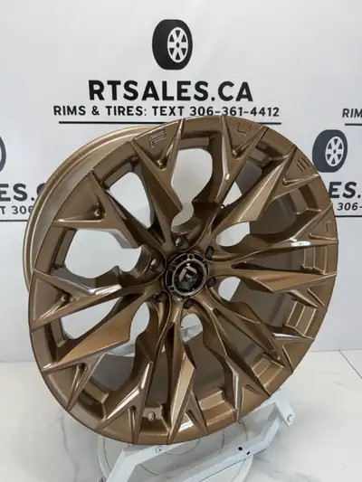 Set of four NEW 22 inch Fuel Flame Rims FITS: Ford F150 and Expeditions Rim Size 22x10 Bolt Pattern...