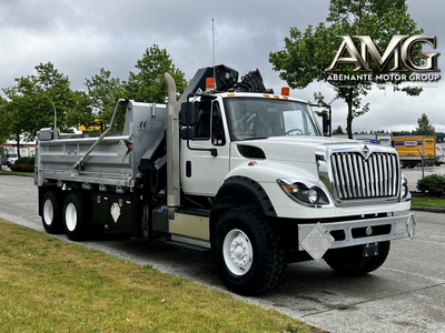2017 International 7600 Dump with HIAB Navistar N13 Eaton 18 Speed 38863kms / 2585hrs Dump Dimension...