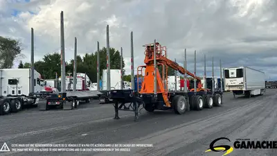 Trailer / Remorque - # STOCK: R-37060 2014 MANAC 48' LOG TRAILER REMORQUE À BILLOTS 2014 MANAC 48' L...