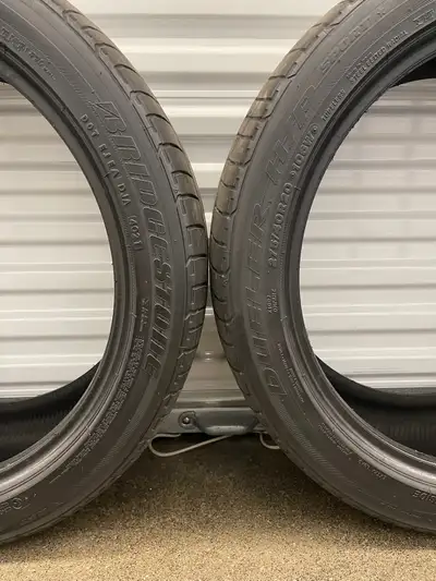 Pair2: 275/40R20 106W XL Bridgestone Dueler H/P Sport RFT. FIRM $380: Two Used RunFlat All Seasons T...