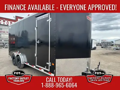 Welcome to Factory Outlet Trailers! NEW Royal Cargo 7.5x20ft Enclosed from Southland Trailers - Rear...