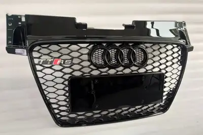 AUDI TT TTRS STYLE BLACK HONEYCOMB GRILLE FITS 2008 2009 2010 2011 2012 2012 2013 BRAND NEW ALL GLOS...