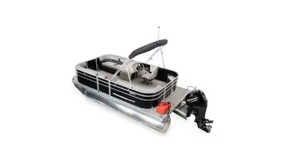 Marsh's Marina On Order. 2026 Princecraft Jazz 17 Pontoon boat with 50 Hp Mercury Four Stroke Engine...