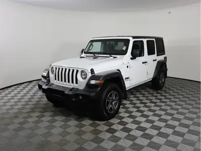 2023 JEEP WRANGLER SPORT S 4X4 FOR SALE IN CALGARY, AB Powered by a 2.0L DOHC TURBO engine paired to...