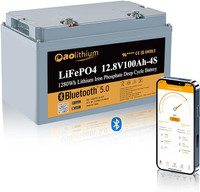 In Stock! AO LITHIUM 12V100AH LiFEPO4 Battery, Bluetooth and App