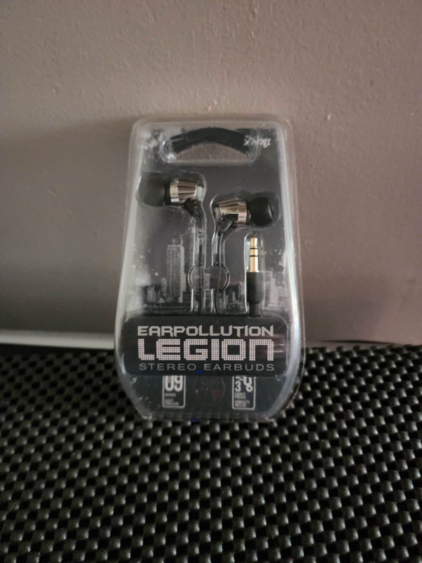 Stereo Earbuds Legion, New, sealed in Headphones in Pembroke