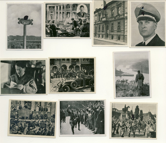 1930-40's German WW2 trading cards, set of 10 in Arts & Collectibles in Trenton