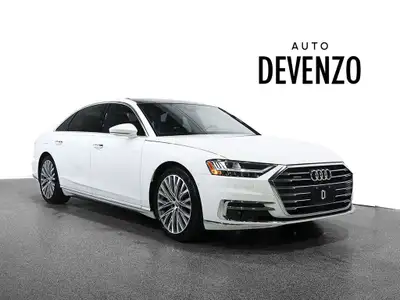 2 Identical in Stock !! Rare Occurence !! Fully Loaded 2019 Audi A8 L 55 Quattro, Glacier White Meta...