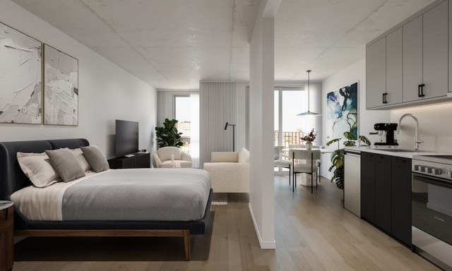 STUDIO neuf à louer Ville-Marie pres le pont Jacques Cartier dans Locations longue durée  à Ville de Montréal