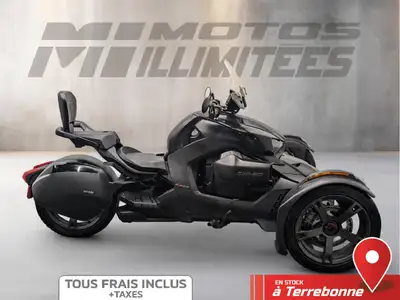 CAN-AM Ryker 600 2022 Noir 5769 km km au compteur. Motos Illimitées Terrebonne. Prix de vente inclus...