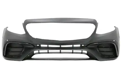 MERCEDES W213 E63 LOOK FRONT BUMPER KIT FITS E400 E450 TO LOOK E63 AMG 2017 2018 2019 2020 WE ALSO H...