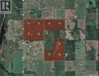 Productive 9 Quarters in the RM of Big Quill No.308. Close to Wynyard SK. ISC titled acres is 1429.1...