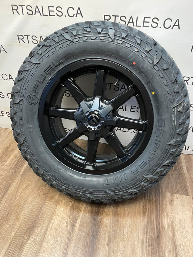 35x12.5x20 Fuel MT tires & rims 8x170 Ford F-350 SuperDuty in Tires & Rims in Medicine Hat