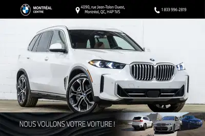 *English below* *Français:* Ce BMW X5 xDrive50e, provenant d'un seul propriétaire ayant effectué l'e...