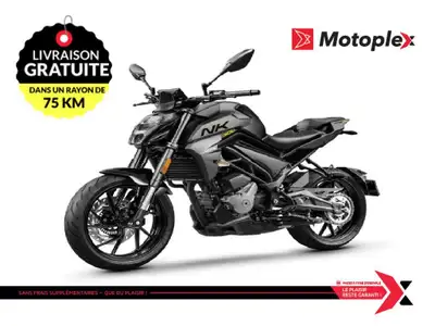 Motoplex St-Eustache 300NK Garantie 5 ans Groupe Motopropulseur. La 300NK est une moto legere et agi...