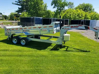 LIQUIDATION PRICE :: 20995$TX ## ???? FOR SALE: 2026 K Trail 7 x 16 HD Gooseneck Dump Trailer 18,700...