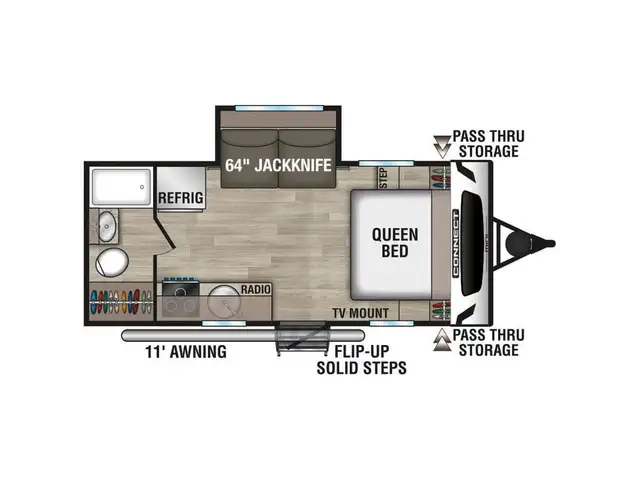 2024 K-Z Connect Mini 181 RB in Travel Trailers & Campers in Penticton - Image 3