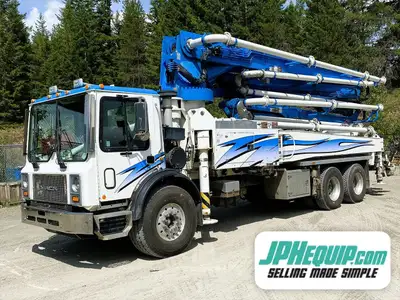 2018 Alliance 38M Concrete Pump on 2007 Mack MR668S WE SHIP DIRECT TO YOU, USA, and Worldwide!! Fina...