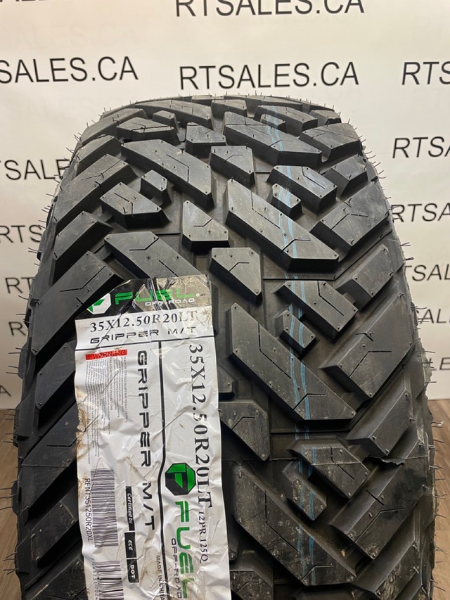 LT 35x12.50x20 Fuel Gripper M/T F (Set of Four) Tires & Rims