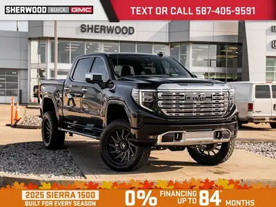 Welcome to Sherwood Buick GMC! 2025 GMC Sierra 1500 Denali powered by a 6 BDS lift, riding on 22x10...