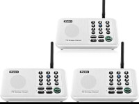 Wuloo Intercoms Wireless for Home 5280 Feet Range 10 Channel 3 C