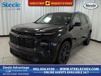 The 2026 Chevrolet Traverse RS brings bold SUV style, strong everyday utility, and modern turbocharg...