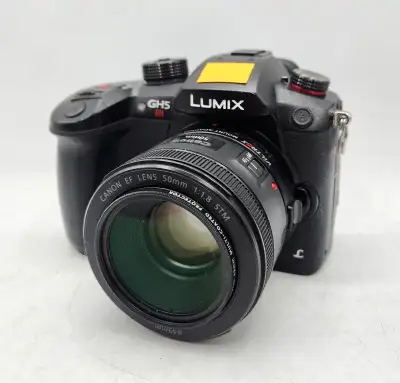 Panasonic Lumix DC-GH5S Mirrorless Digital Camera Model: DC-GH5S Includes: Charger, Battery, Lens Ca...