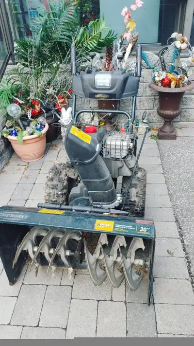 Like New Yardworks 30" Gas Snowblower For Sale!, View more