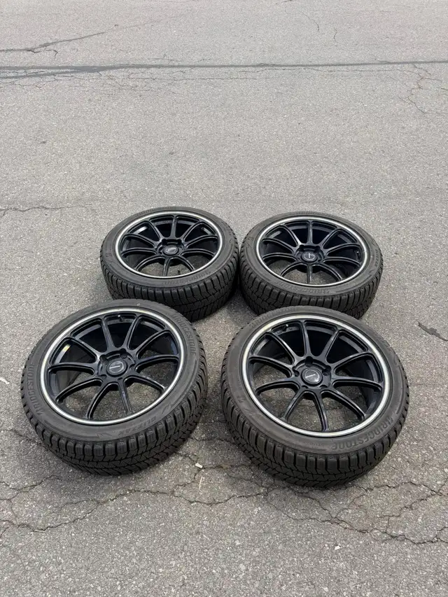 245/40/18 bridgestone winters 5x114.3 subaru wrx sti superspeed in Tires & Rims in Mississauga / Peel Region - Image 3