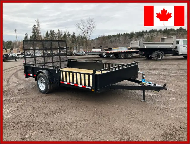 2026 CANADA TRAILERS 7x12 Utility Trailer with Side ATV Ramps in Cargo & Utility Trailers in Oakville / Halton Region - Image 2