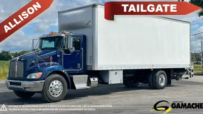 Heavy truck - # STOCK: C-36211 2019 KENWORTH T370 CAMION FOURGON AVEC HAYON ÉLÉVATEUR 2019 KENWORTH...