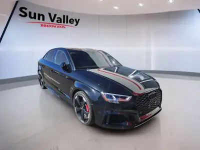 Experience the thrill of the 2019 Audi RS3, blending power and luxury seamlessly. With a premium lea...