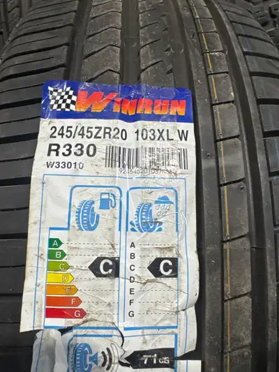 One Brand New 245/45ZR20 103W XL Winrun R330 tire. This is a single older stock tire priced to sell...