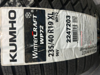 4 Brand New Kumho WinterCraft WP72 235/40R19 XL $60 REBATE!!! Ottawa Ottawa / Gatineau Area Preview